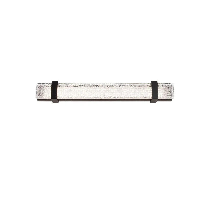 Industrial Lighting for Metal Fabrication ShopsVerandah 27 in. LED Wall Light Black finish