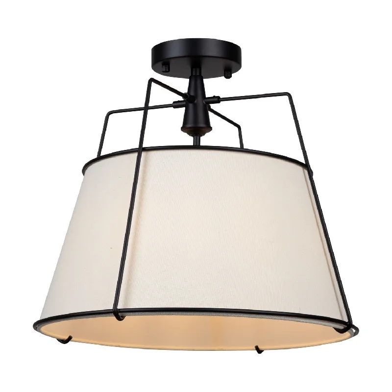 Modern track lighting with LED bulbsPullman Semi-Flush Mount light