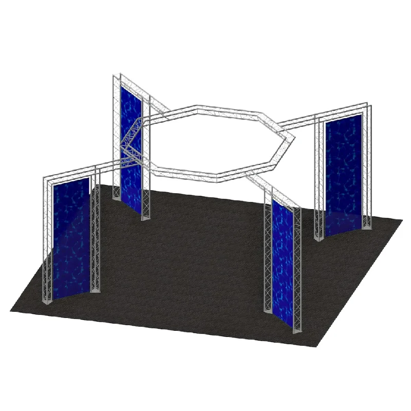 Track lighting with clear glass shadesLighting Truss (For 6m x 6m floor area - Build 49) Track lighting with clear glass shadesLighting Truss (For 6m x 6m floor area - Build 49)
