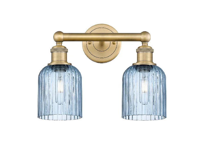 Industrial Lighting for Furniture FactoriesEdison Two Light Bath Vanity