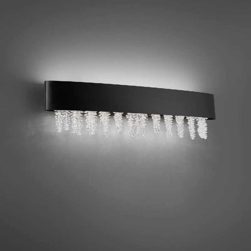 Shock - Resistant Industrial Lighting for Vibrating Machinery AreasSoleil 10 in. LED Wall Light Selectable CCT Black finish