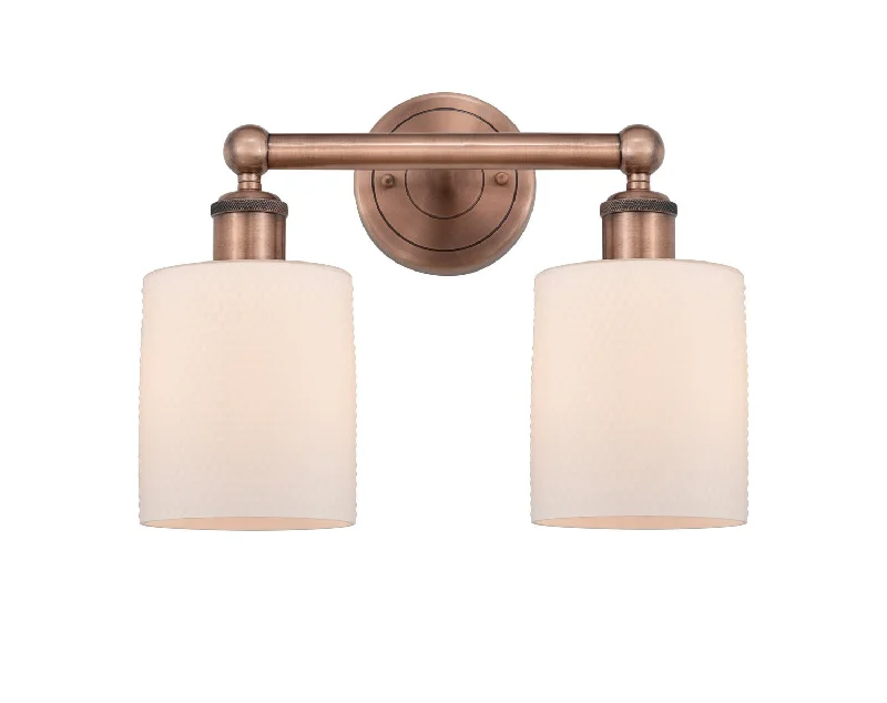 Industrial Ceiling - Mounted Lighting for Assembly PlantsEdison Two Light Bath Vanity Industrial Ceiling - Mounted Lighting for Assembly PlantsEdison Two Light Bath Vanity