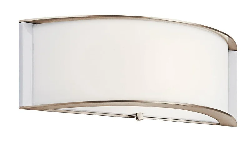 Dust - Resistant Industrial Lighting for Dirty WorkspacesArcola 15 in. LED Wall Light Nickel Finish