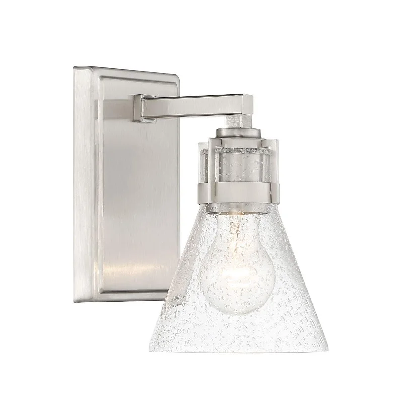 Industrial Lighting for Furniture FactoriesChatham Square 9 in. Wall Sconce Brushed Nickel finish