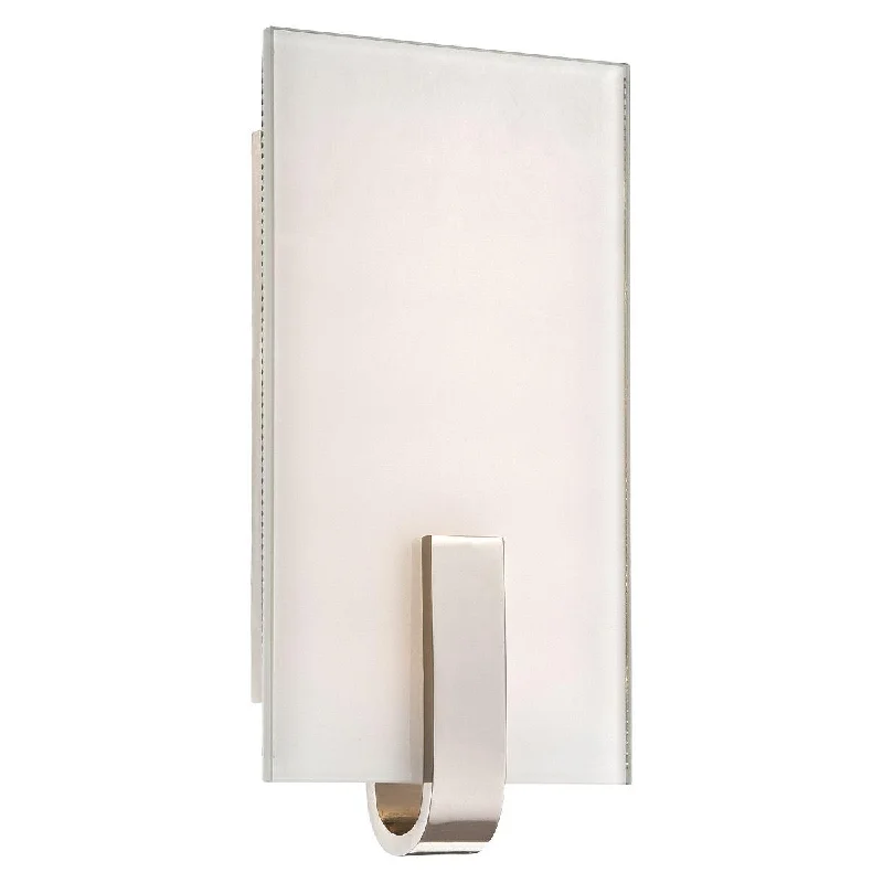 Industrial Lighting for Woodworking Factories12 in. LED Wall Light Polished Nickel & Gold finish Industrial Lighting for Woodworking Factories12 in. LED Wall Light Polished Nickel & Gold finish