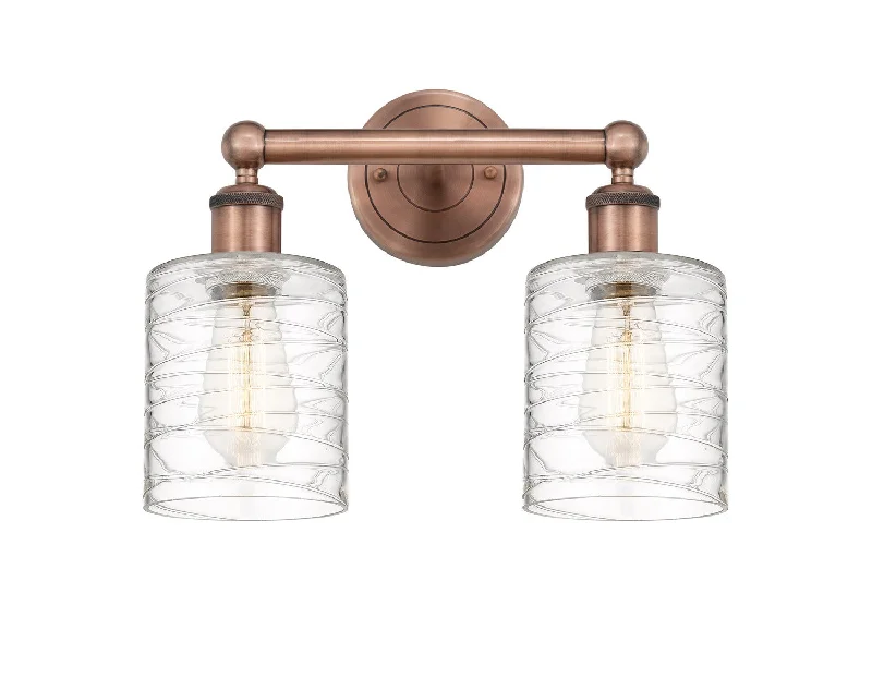 Industrial Lighting for Printing Press FacilitiesEdison Two Light Bath Vanity
