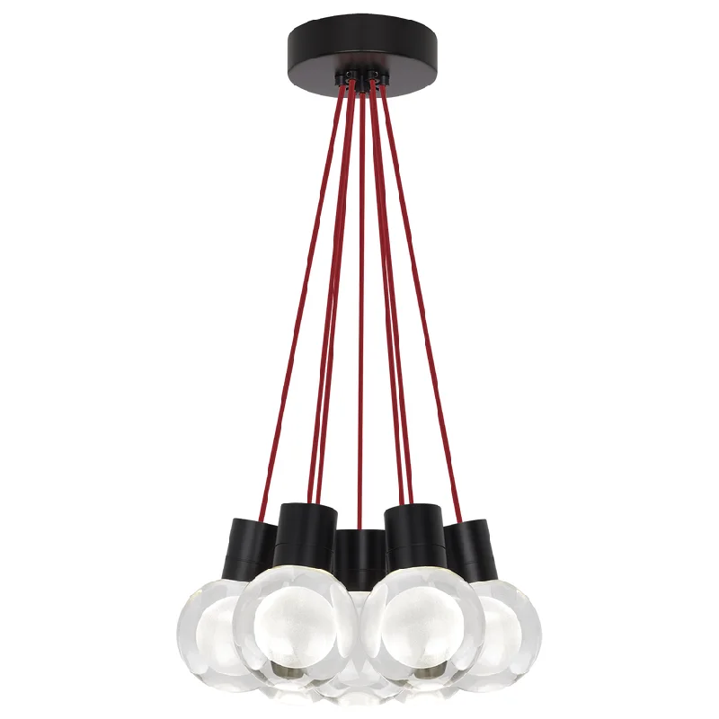 Track lighting for illuminating dining tablesMina 7-Light Pendant