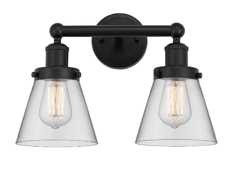 Industrial Pendant Lighting for Machine ShopsEdison Two Light Bath Vanity