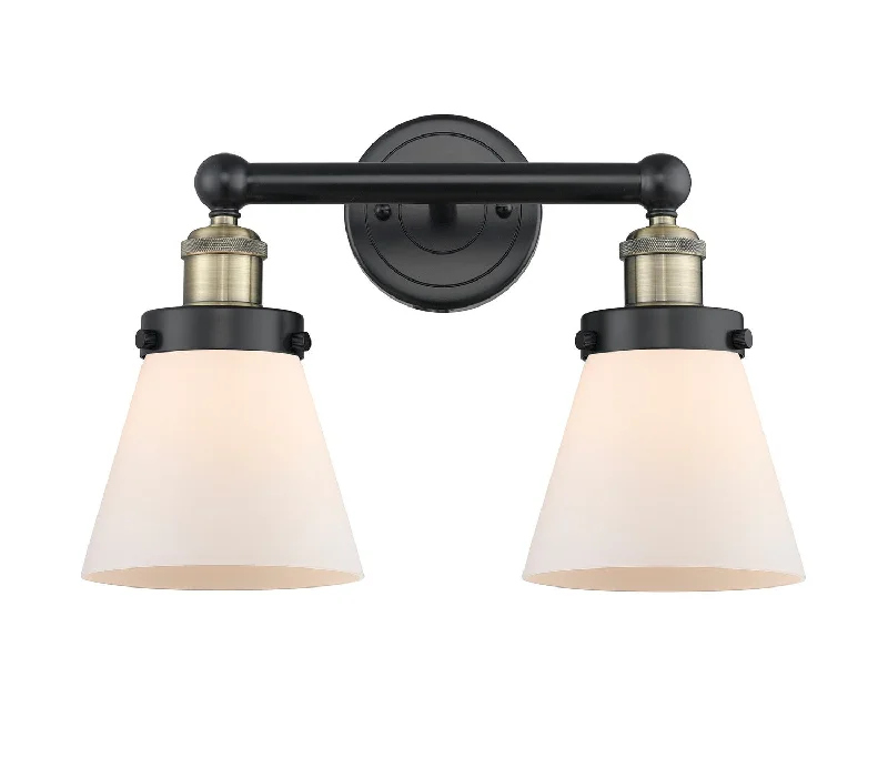 Industrial Pendant Lighting for Machine ShopsEdison Two Light Bath Vanity