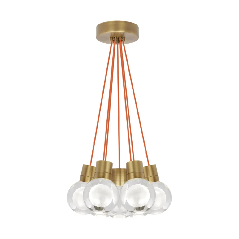Track lighting for replacing old fluorescent fixturesMina 7-Light Pendant