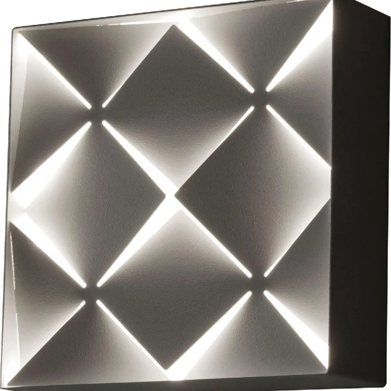 Low - Bay Industrial Lighting Fixtures for Small FactoriesCommons 7 in. LED Wall Light White Finish Low - Bay Industrial Lighting Fixtures for Small FactoriesCommons 7 in. LED Wall Light White Finish