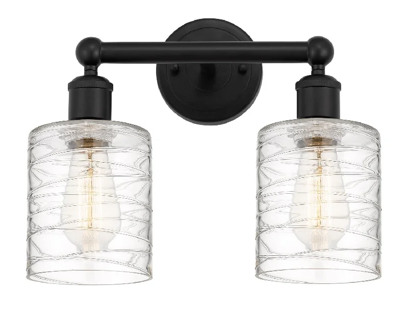 Industrial Lighting with High CRI (Color Rendering Index) for True Color PerceptionEdison Two Light Bath Vanity Industrial Lighting with High CRI (Color Rendering Index) for True Color PerceptionEdison Two Light Bath Vanity