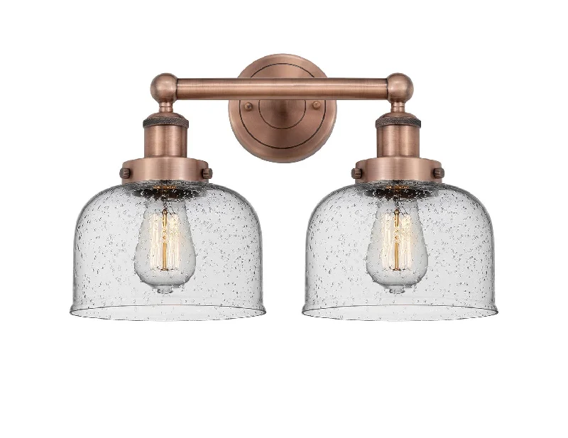 Dust - Resistant Industrial Lighting for Dirty WorkspacesEdison Two Light Bath Vanity Dust - Resistant Industrial Lighting for Dirty WorkspacesEdison Two Light Bath Vanity