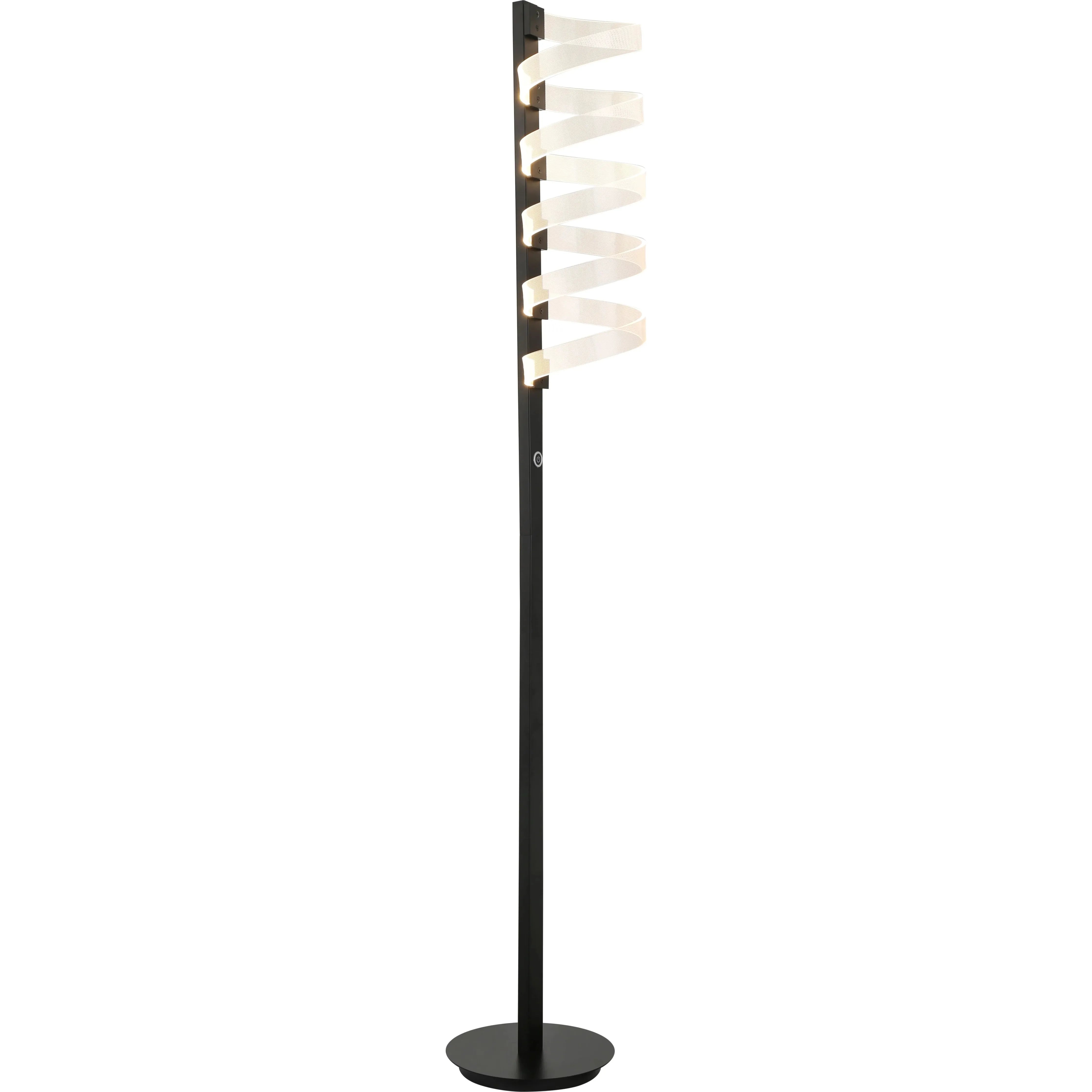 Track lighting with a minimalist track designWave LED 62" Floor Lamp