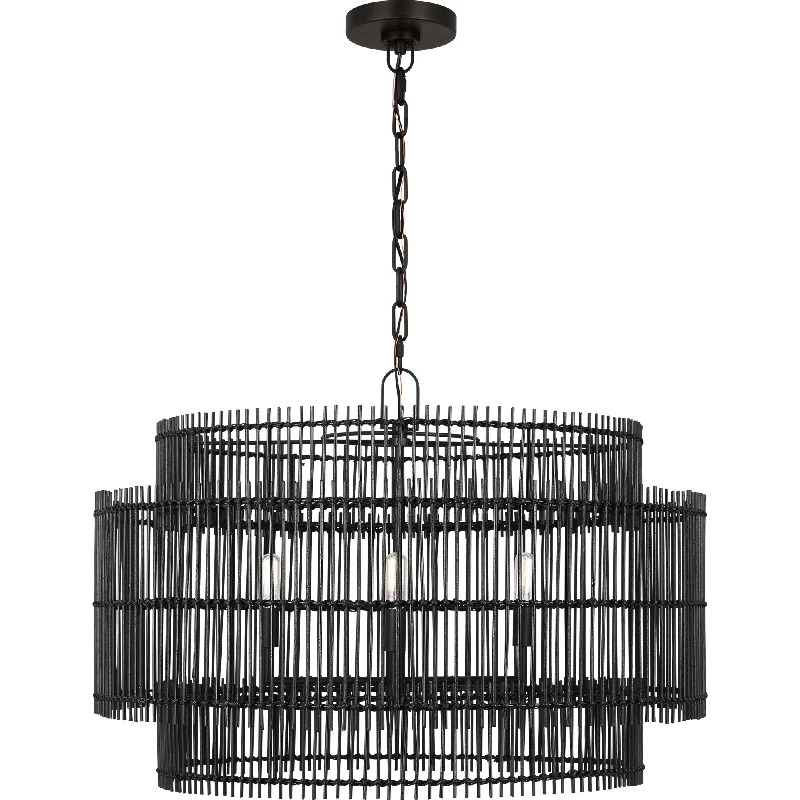 Track lighting for high - ceiling spacesElio Large Hanging Shade
