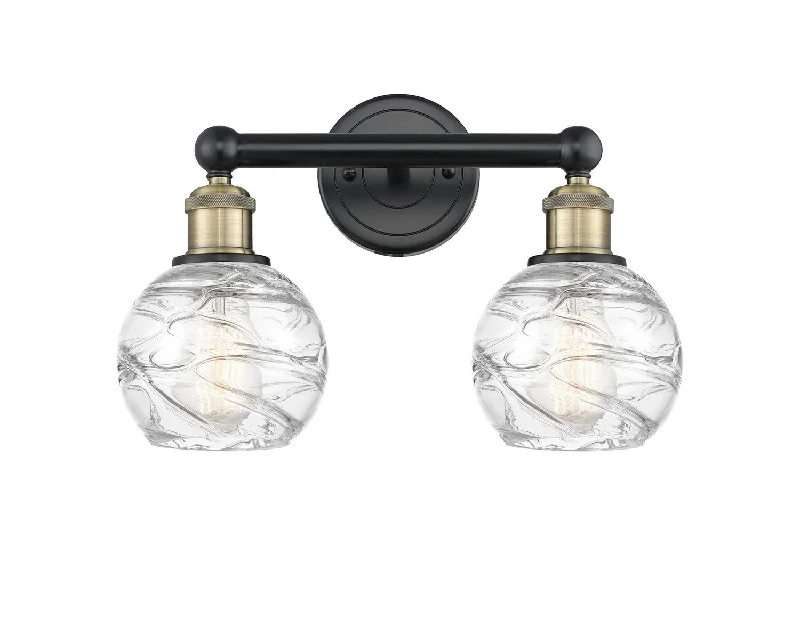 Industrial Lighting for Textile MillsEdison Two Light Bath Vanity