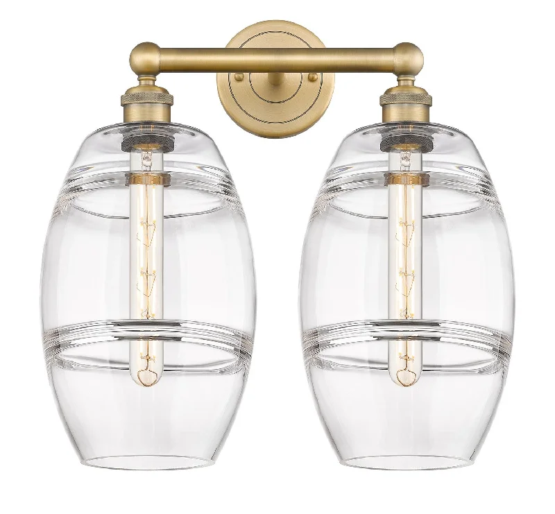 Industrial Pendant Lighting for Machine ShopsDowntown Urban Two Light Bath Vanity