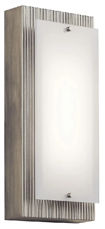 Durable Industrial Lighting for Harsh EnvironmentsVego 12 in. LED Wall Light Brushed Nickel Finish