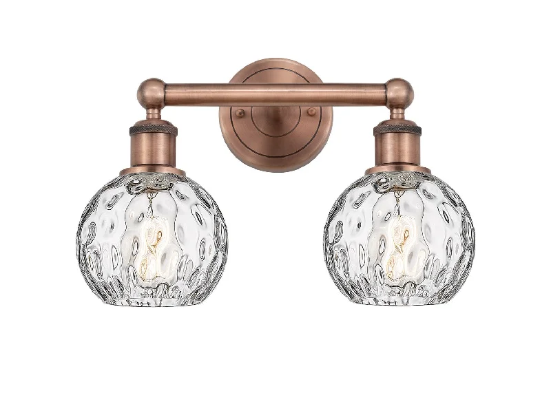 Industrial Lighting for Textile MillsEdison Two Light Bath Vanity