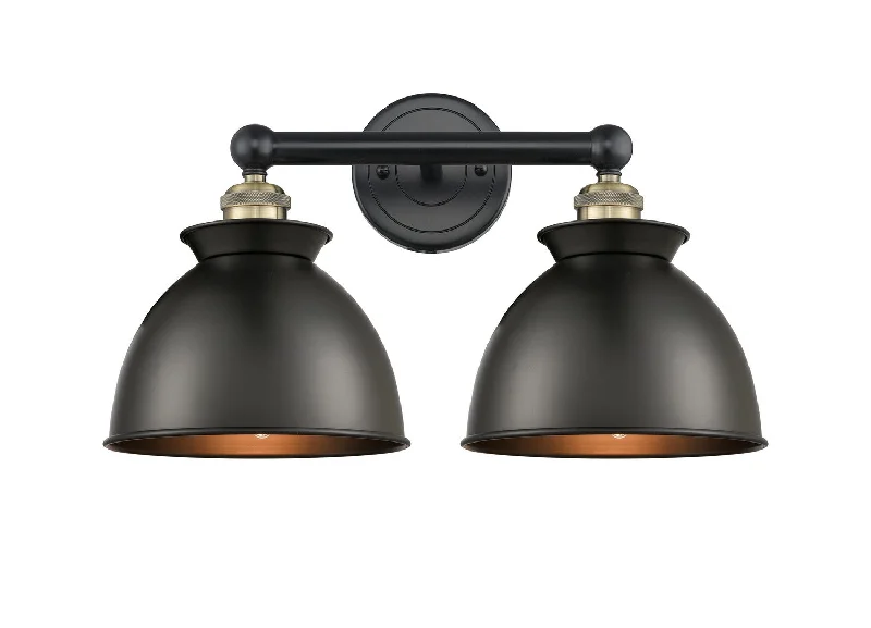 Industrial Lighting for Textile MillsEdison Two Light Bath Vanity