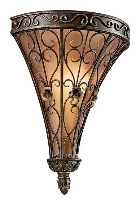 Industrial Wall - Mounted Lighting for Workshop WallsMarchesa 15 in. Wall Light Bronze finish
