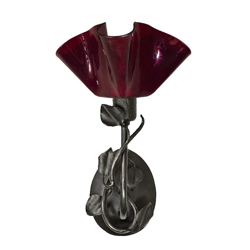 Track lighting with frosted glass shadesJezebel® Magnolia Sconce, Lily Style