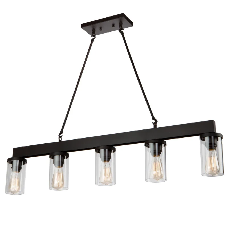 Track lighting with a long - lasting lifespanMenlo Park Linear Chandelier