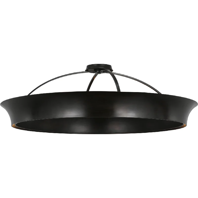 Track lighting for illuminating dining tablesGarland 40" Dual Lit Ring Flush Mount