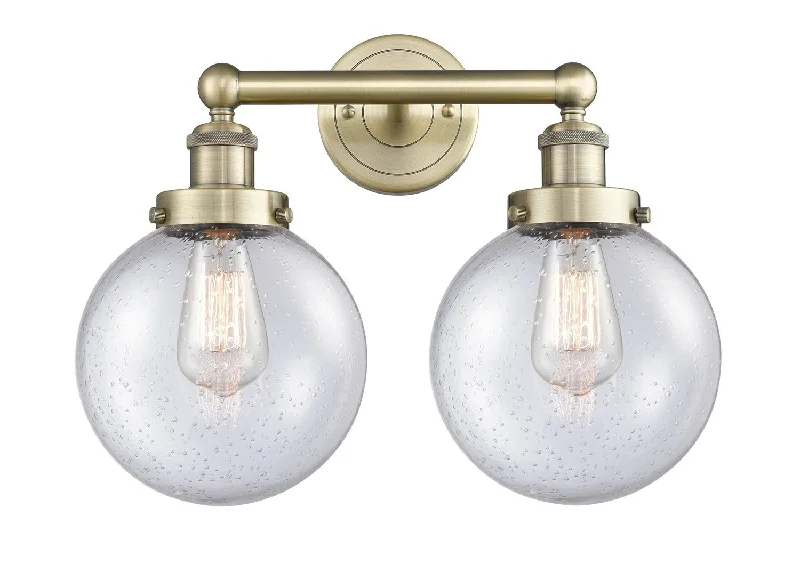 Industrial Wall - Mounted Lighting for Workshop WallsEdison Two Light Bath Vanity