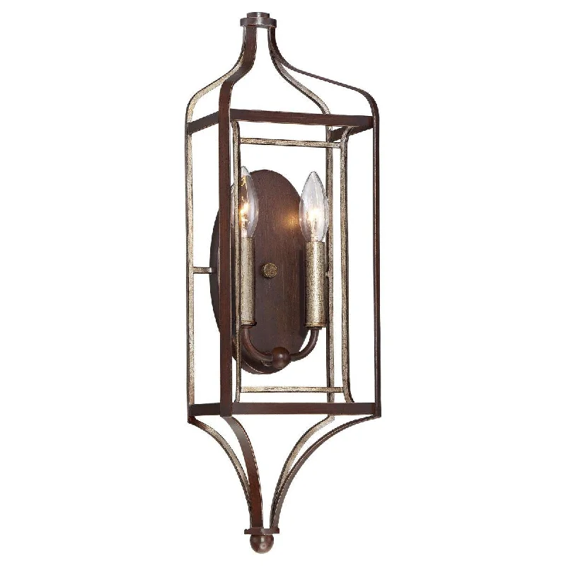 Industrial Lighting for Food Processing FactoriesAstrapia 22 in. Wall Light Brown finish