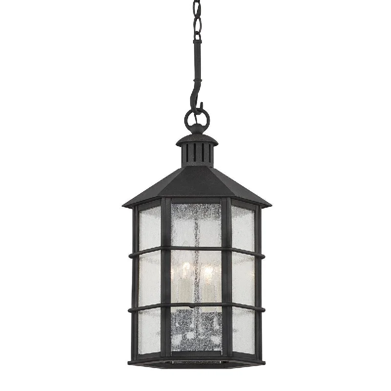 Dimmable Industrial Lighting for Ambiance ControlLAKE COUNTY 26 in. 4 Lights Outdoor Hanging Lantern iron finish Dimmable Industrial Lighting for Ambiance ControlLAKE COUNTY 26 in. 4 Lights Outdoor Hanging Lantern iron finish
