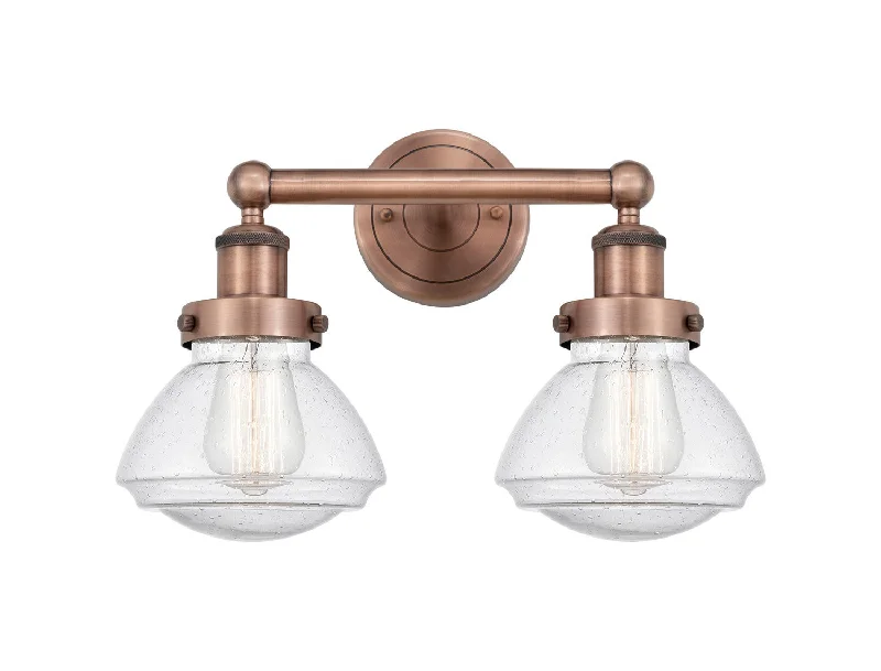 Dimmable Industrial Lighting for Ambiance ControlEdison Two Light Bath Vanity