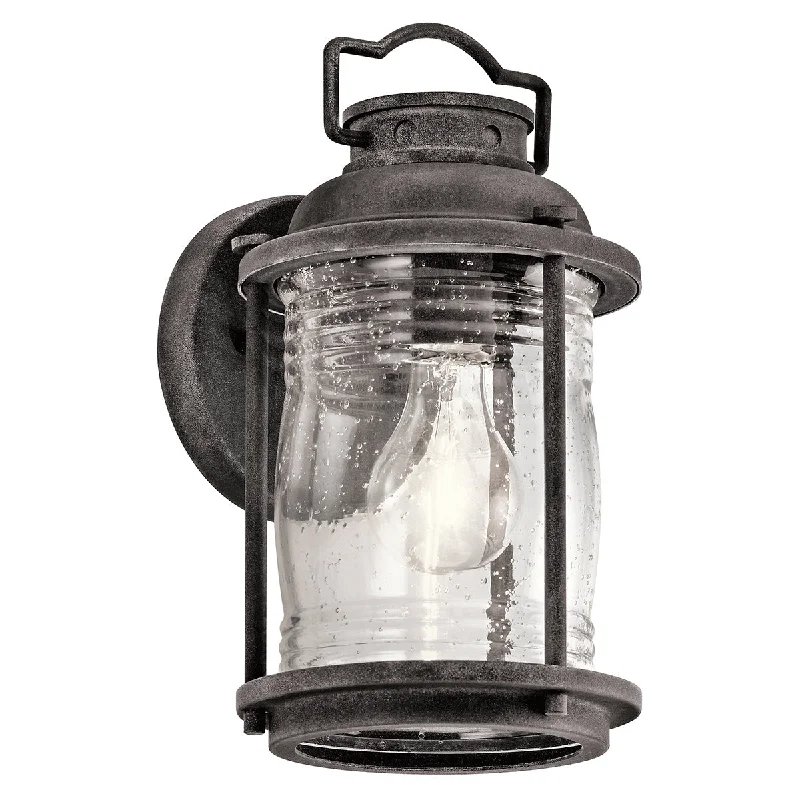 Energy - efficient track lighting fixturesAshland Bay Small/Medium/Large Wall Lantern - Weathered Zinc/Burnished Bronze Finish