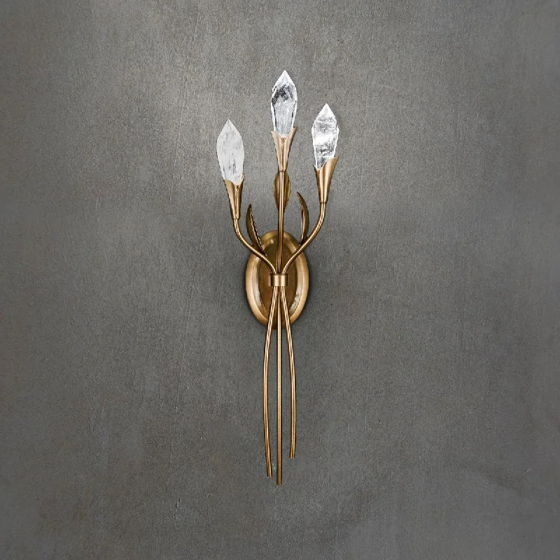 Industrial Lighting for Furniture FactoriesSecret Garden 28 in. LED Wall Light Gold finish Industrial Lighting for Furniture FactoriesSecret Garden 28 in. LED Wall Light Gold finish
