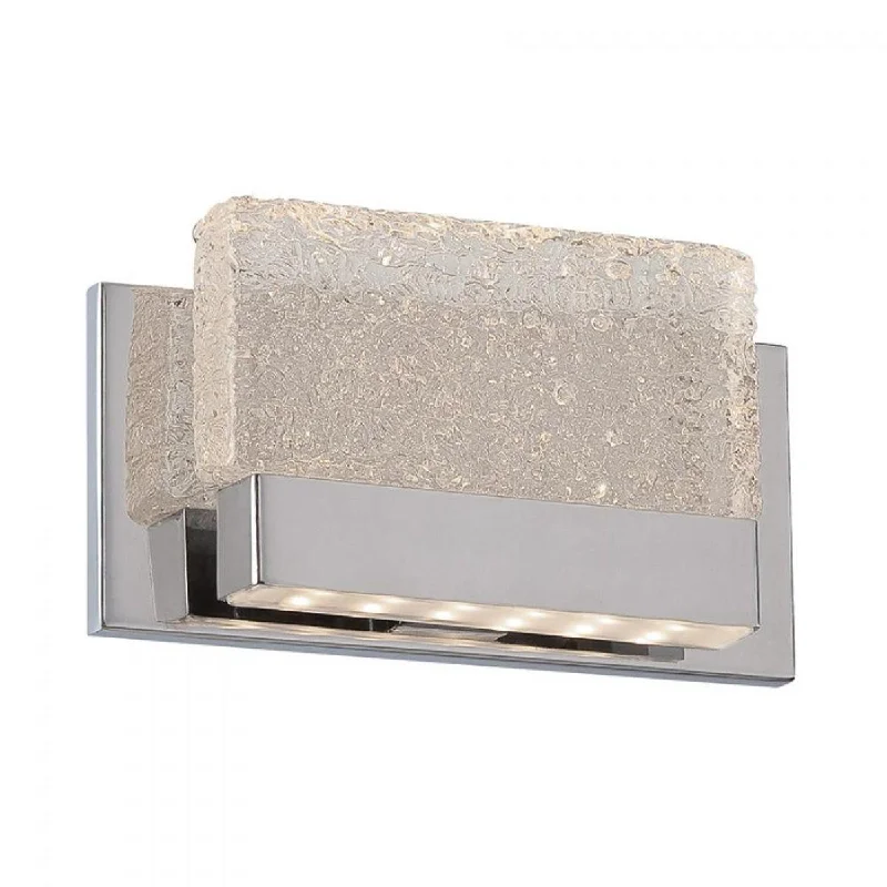 Dust - Resistant Industrial Lighting for Dirty WorkspacesGlacier 9 in. LED Wall Light Chrome Finish Dust - Resistant Industrial Lighting for Dirty WorkspacesGlacier 9 in. LED Wall Light Chrome Finish