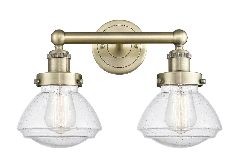 Industrial Lighting for Pharmaceutical ManufacturingEdison Two Light Bath Vanity