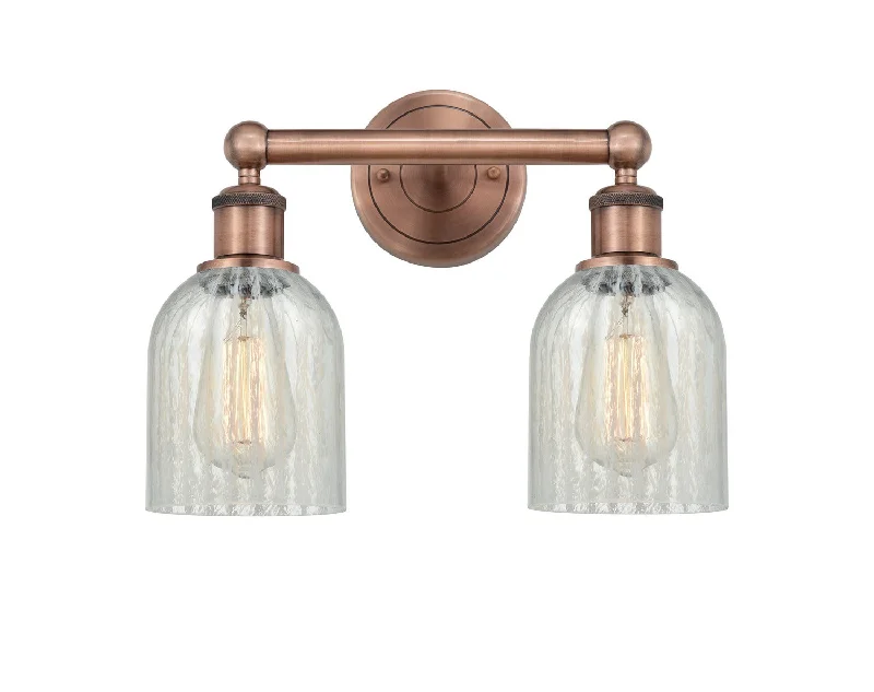 Waterproof Industrial Lighting for Wet AreasEdison Two Light Bath Vanity