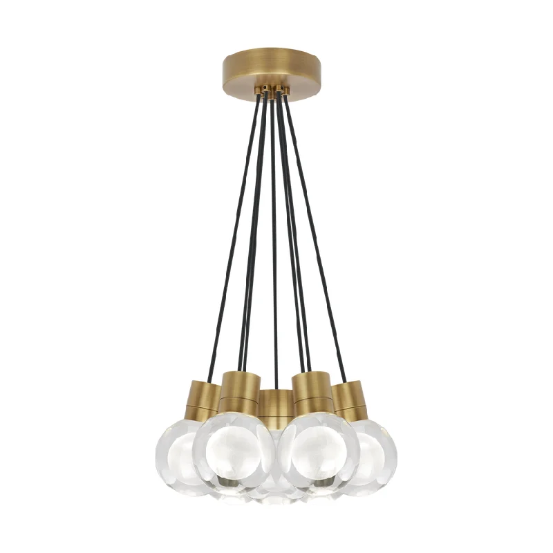 Track lighting for replacing old fluorescent fixturesMina 7-Light Pendant