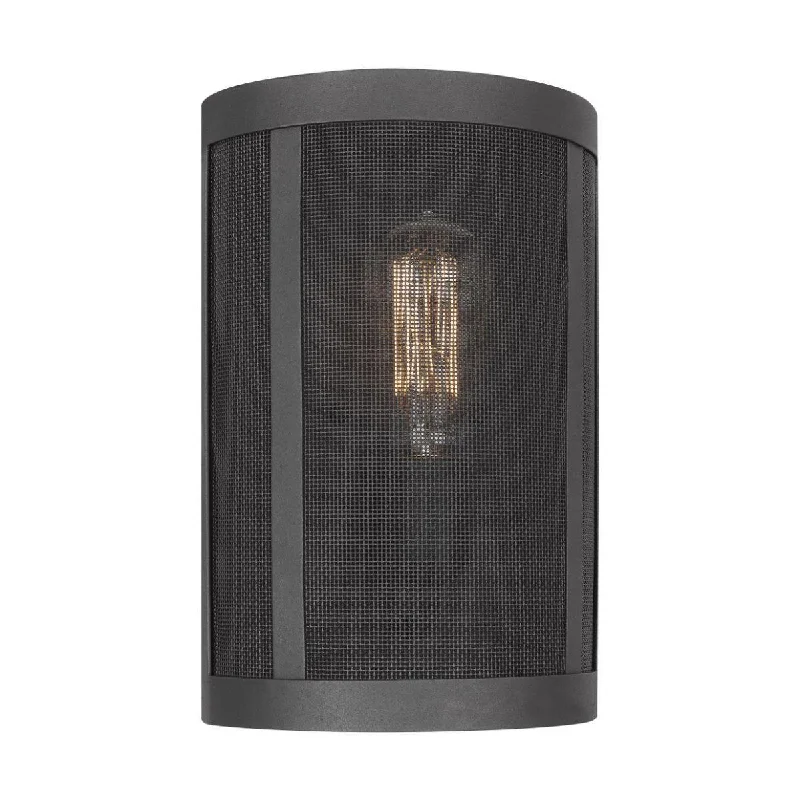 Industrial Lighting for Pharmaceutical ManufacturingGereon 12 in. Wall Light Black finish