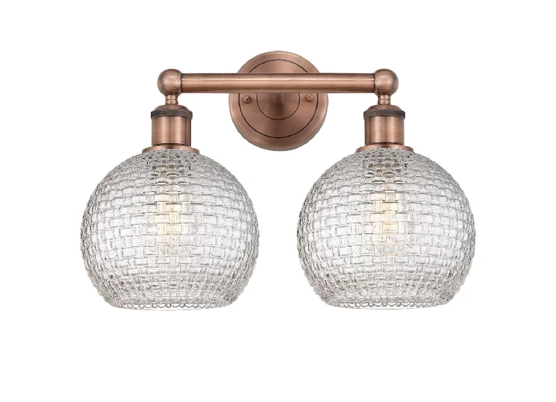 Industrial Lighting for Woodworking FactoriesDowntown Urban Two Light Bath Vanity
