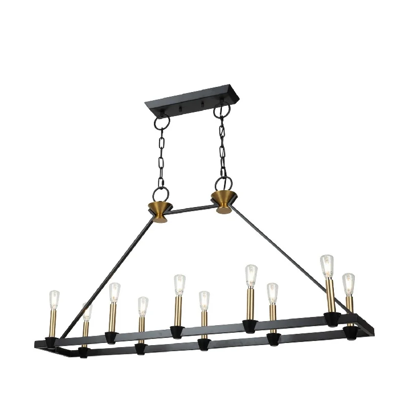 Track lighting with a brushed nickel finishNotting Hill Linear Chandelier