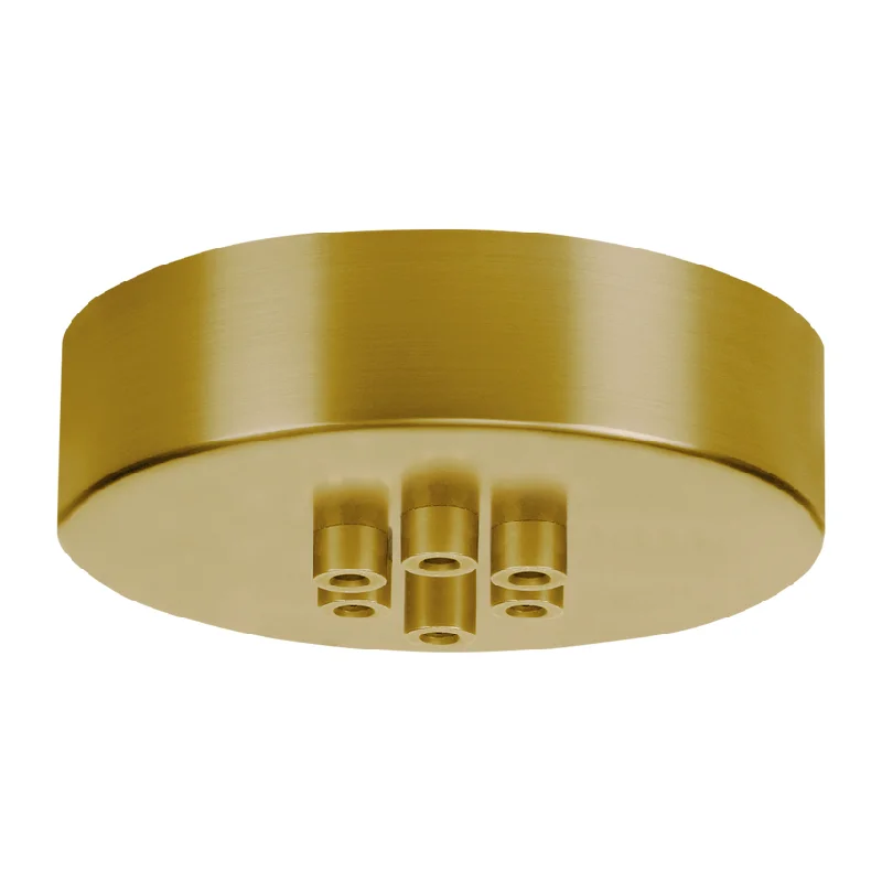 Track lighting for outdoor gardensLine-Voltage Mini Canopy 7-Port Round