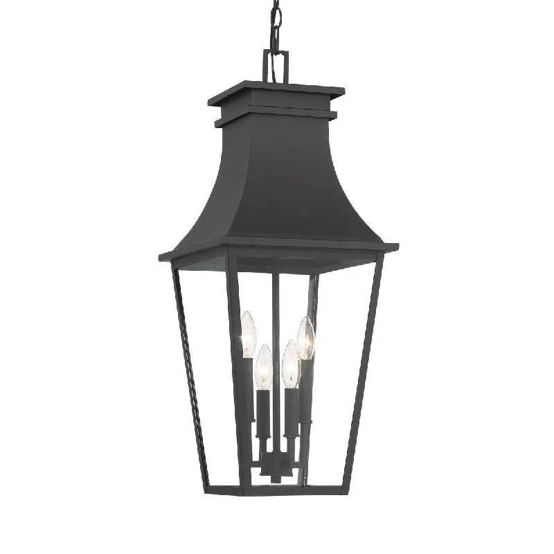 Industrial Lighting for Automotive Manufacturing PlantsGloucester 12 In. 4 Lights Outdoor Hanging Lantern Black Finish Industrial Lighting for Automotive Manufacturing PlantsGloucester 12 In. 4 Lights Outdoor Hanging Lantern Black Finish
