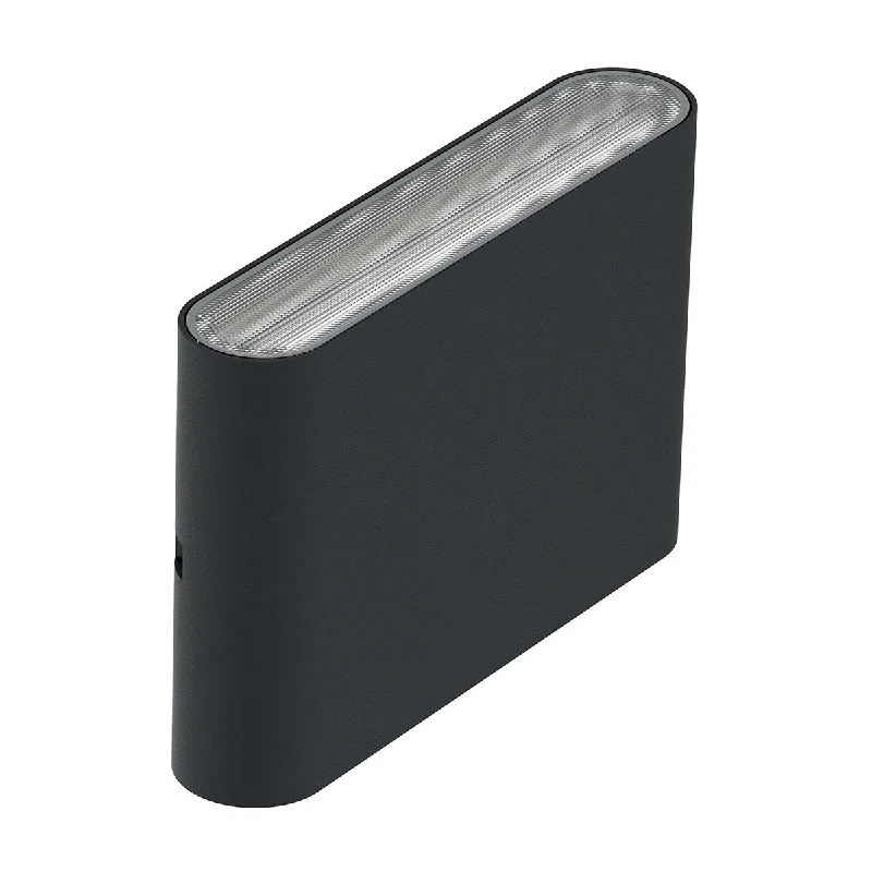 Track lighting for outdoor gardensJens Small/Medium LED Wall Lantern - Black Finish