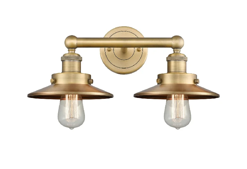 Dust - Resistant Industrial Lighting for Dirty WorkspacesDowntown Urban Two Light Bath Vanity Dust - Resistant Industrial Lighting for Dirty WorkspacesDowntown Urban Two Light Bath Vanity