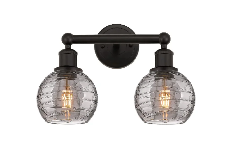Industrial Lighting for Printing Press FacilitiesEdison Two Light Bath Vanity