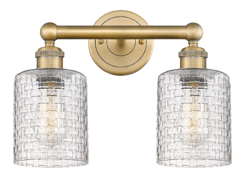 Industrial Lighting for Furniture FactoriesEdison Two Light Bath Vanity