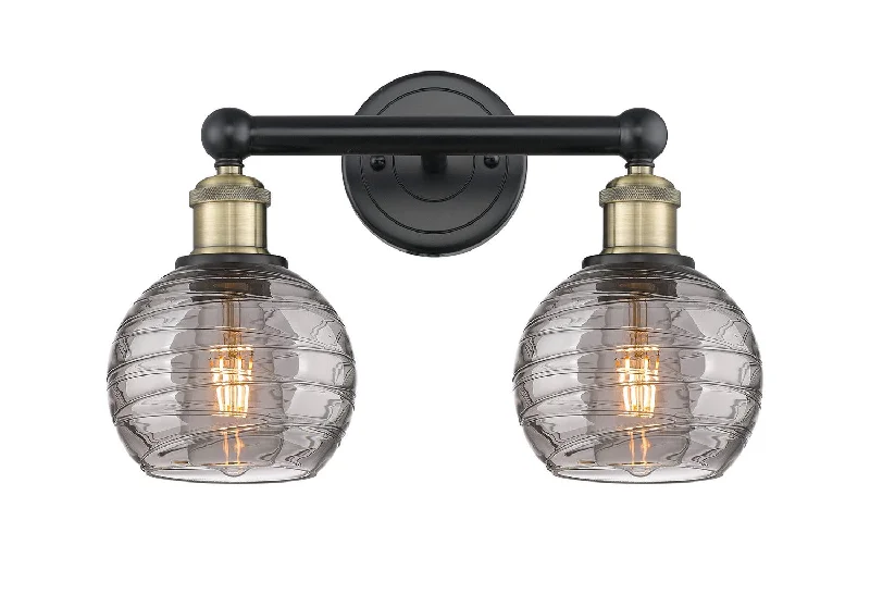 Industrial Lighting with High CRI (Color Rendering Index) for True Color PerceptionEdison Two Light Bath Vanity Industrial Lighting with High CRI (Color Rendering Index) for True Color PerceptionEdison Two Light Bath Vanity