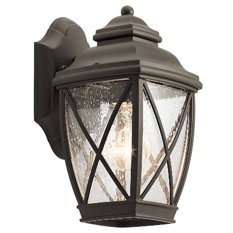 Wireless track lighting for easy installationTangier Small/Medium/Large Wall Lantern - 	Olde Bronze Finish