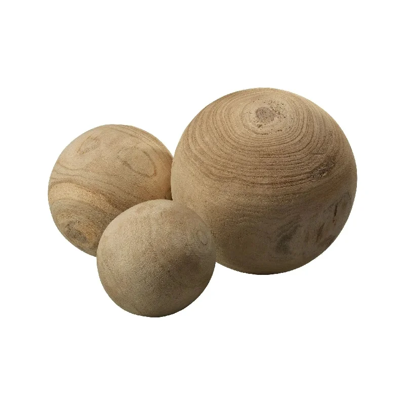 Track lighting with clear glass shadesMalibu Wood Balls (set of 3)